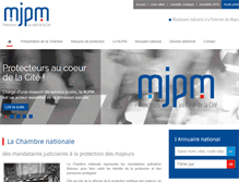 Tablet Screenshot of chambre-mjpm.fr